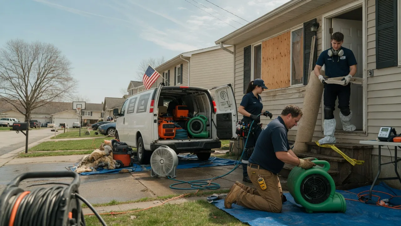 Water Damage Restoration in Dennison, IL near me